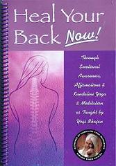 Heal Your Back Now - Nirvair Singh - Book